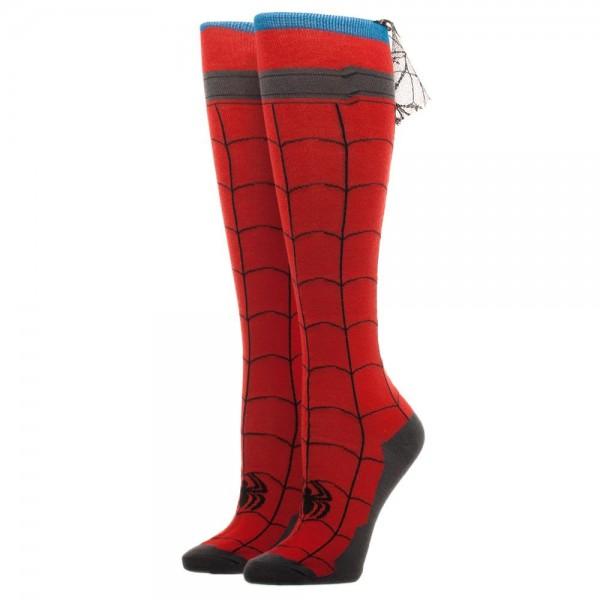 Spiderman Knee High Cape Socks