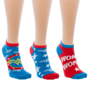 Wonder Woman Ankle Socks 3 Pack